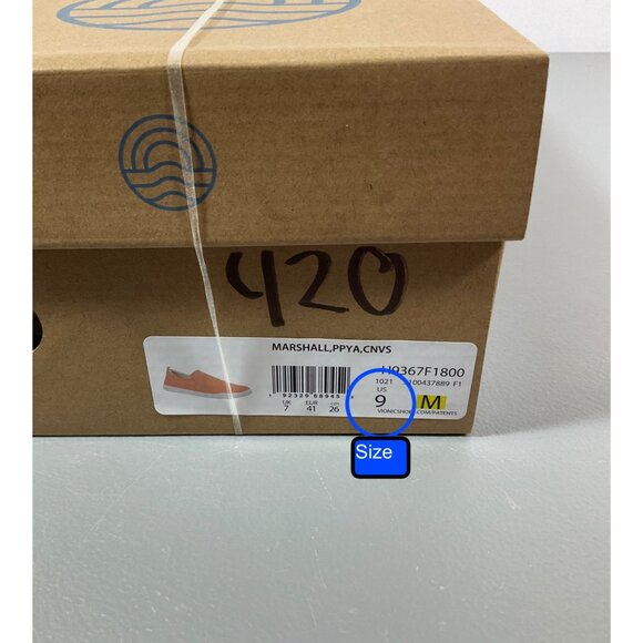 Marshall Womens Canvas Laceless Slip-on Sneakers Size 9M - Picture 12 of 12